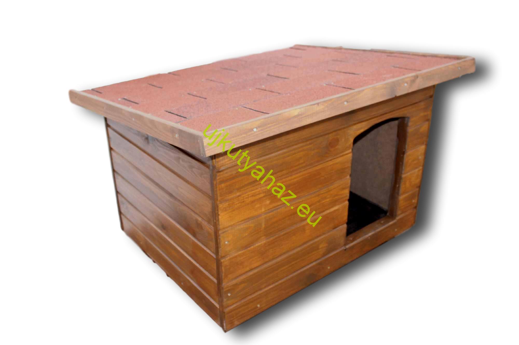 Új 70X90 Fűthető hőszigetelt kutyaház lapos tetős